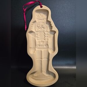 Vintage Brown Bag Cookie Art Nutcracker Soldier cookie mold.